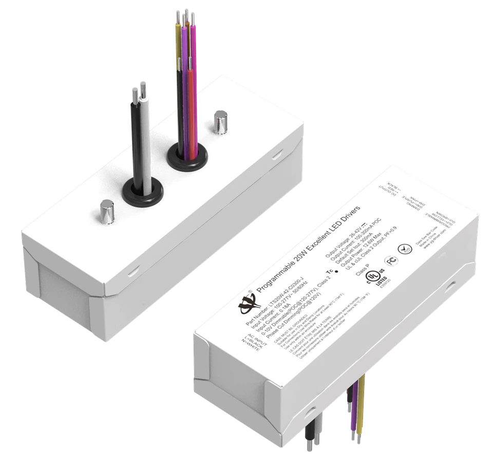 LTS Series Dual Dim, PC Programmable, LED Driver, US & CN Class 2